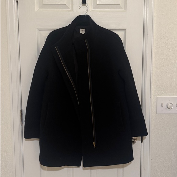 J Crew Black City Coat - Picture 3 of 4